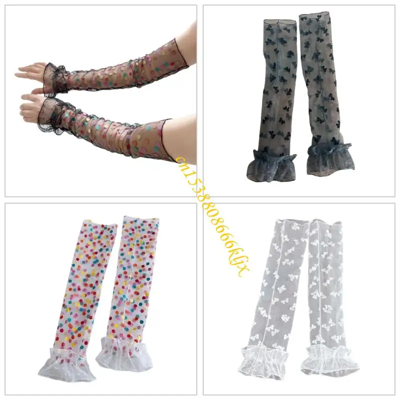 

2pack Lolitas Styles Sun Protective Sleeve Comfortable Skin Friendly Arm Cover 066C