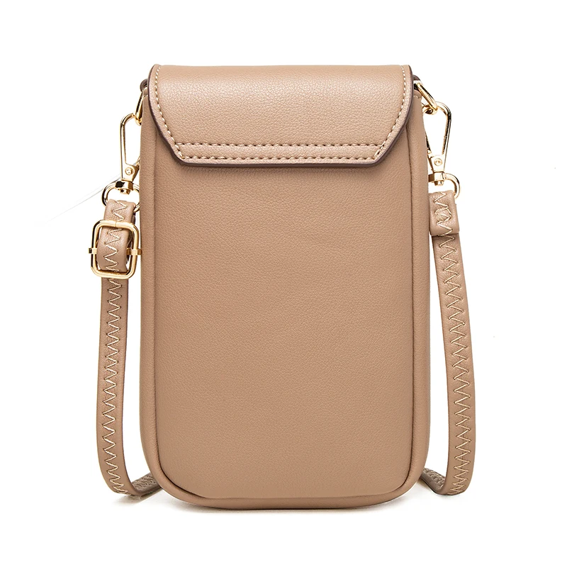 Cross-Body Bag Women 2024 Spring/Summer New Check Buckle Simple and Versatile Mini Large Capacity Ladies Shoulder Bag Sweet Lady