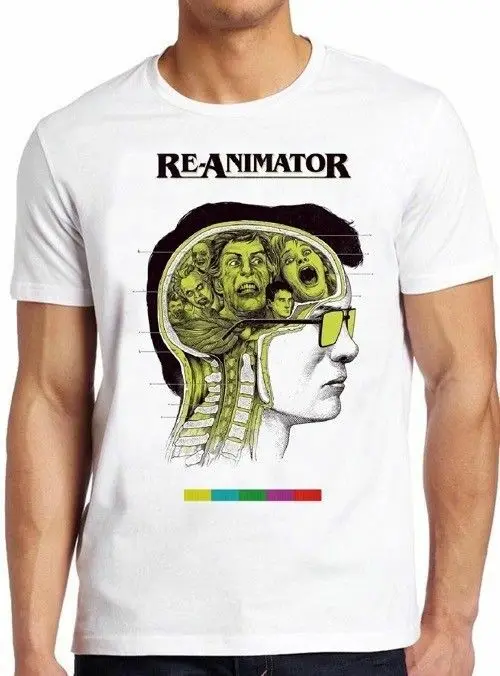 

Re Animator Fantasy Horror 70s Film Movie Vintage Cool T Shirt M332