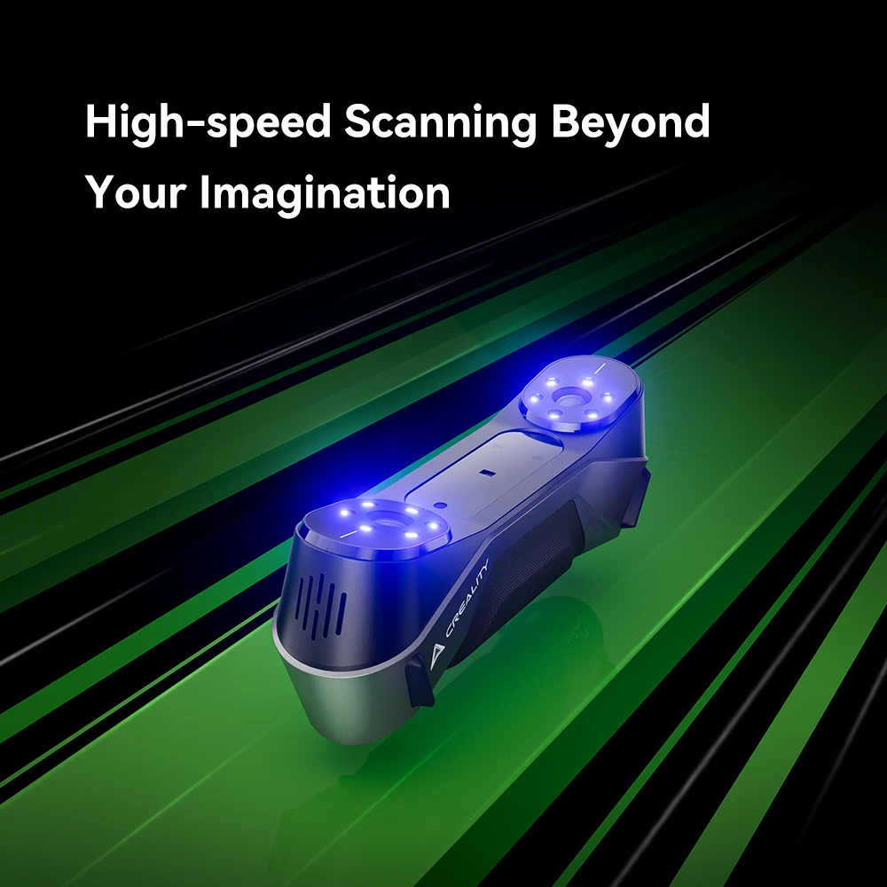 Creality 3D Scanner CR-Scan Raptor High-Precision HYBRID Blue NIR Light Laser Scanner Handheld Scan 0.02 mm Accuracy 60fps