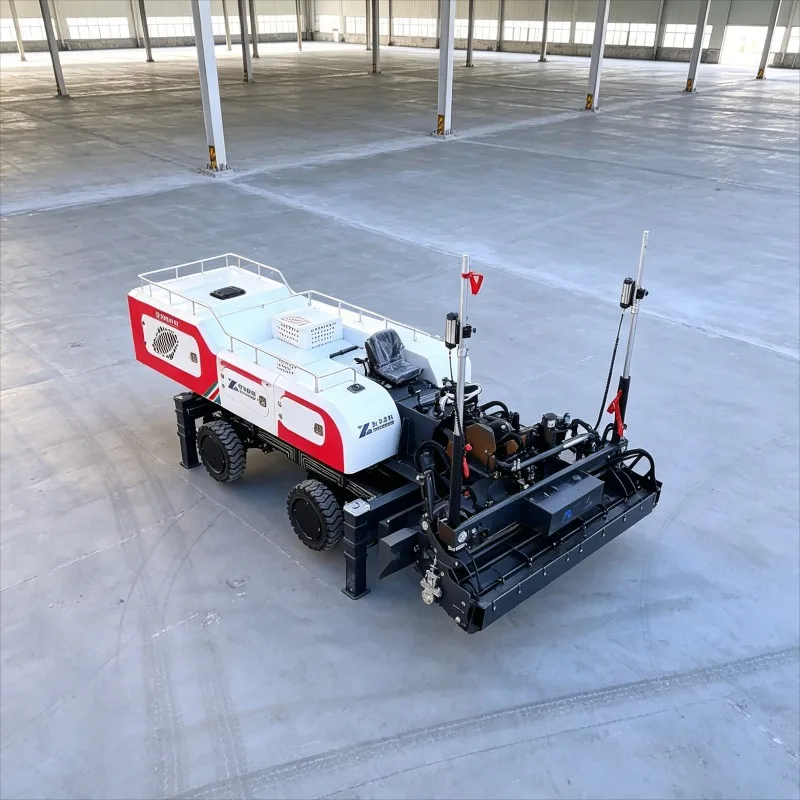 Customized Laser Screed Concrete Floor Finisher Industrial Automatic Leveling High Precision Hydraulic Drive Ride On Laser
