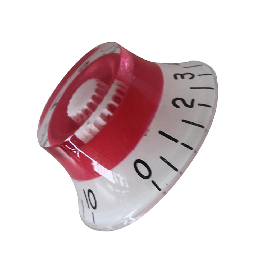 

4PCS Guitar Volume Knob Cap Round Pointy Control Encoder Metal Replacement Chrome Dial Electric Parts Durable Plastic Easy