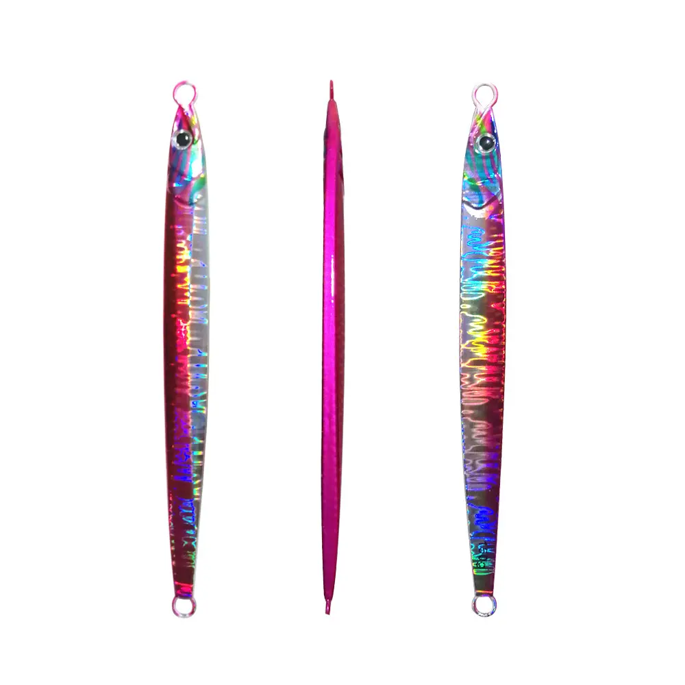 Imagem -06 - Velocidade Falling Jig Lure Jig uv Rápido Impressão 3d Isca Brilho de Pesca Isca Dura Vertical Metal Afundando Jigging Pesca Bait 150g 180g as