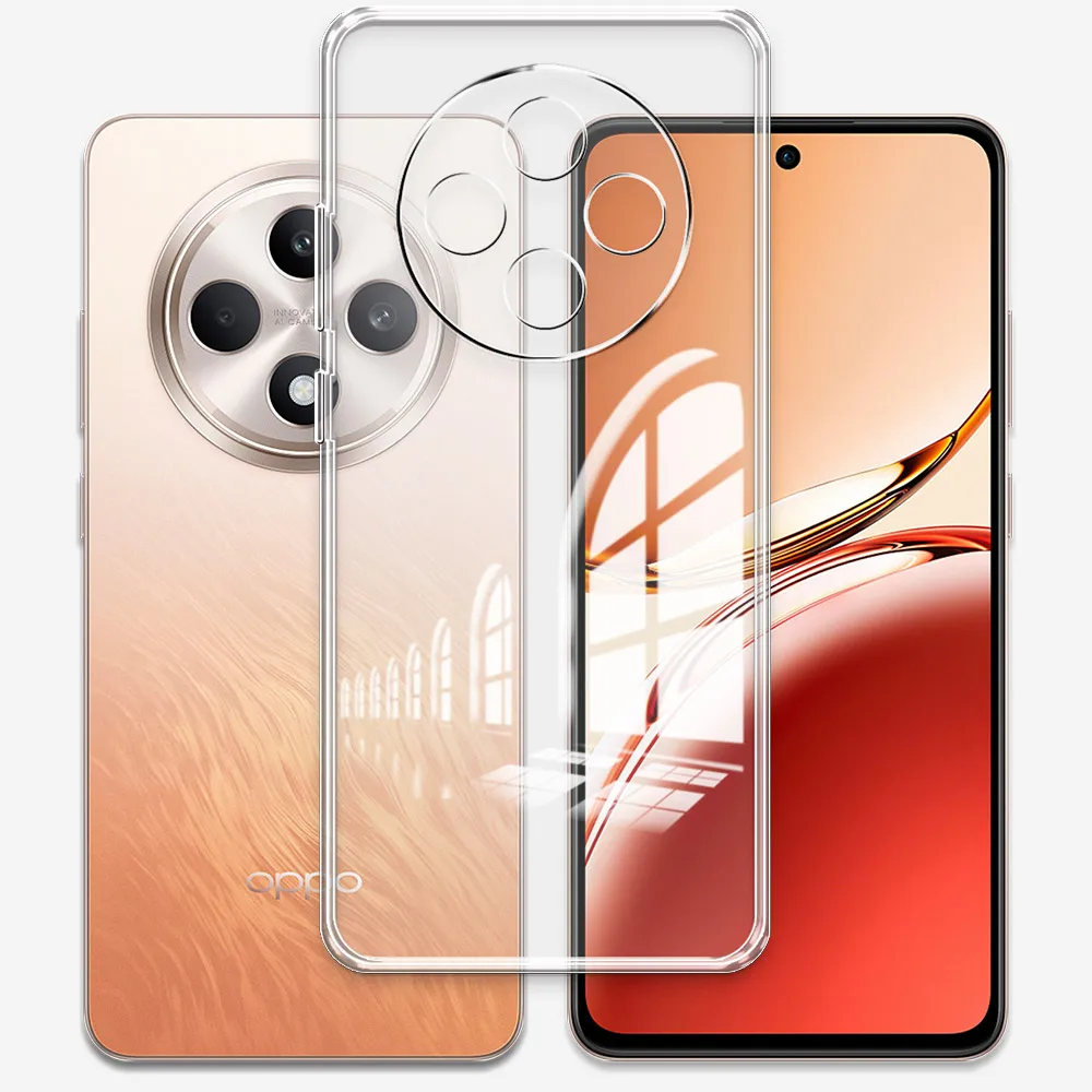 Para Oppo Reno12 F 5G CPH2637 Funda de teléfono de silicona suave transparente para Oppo Reno12 F CPH2687 Coque a prueba de golpes para Reno12F Funda