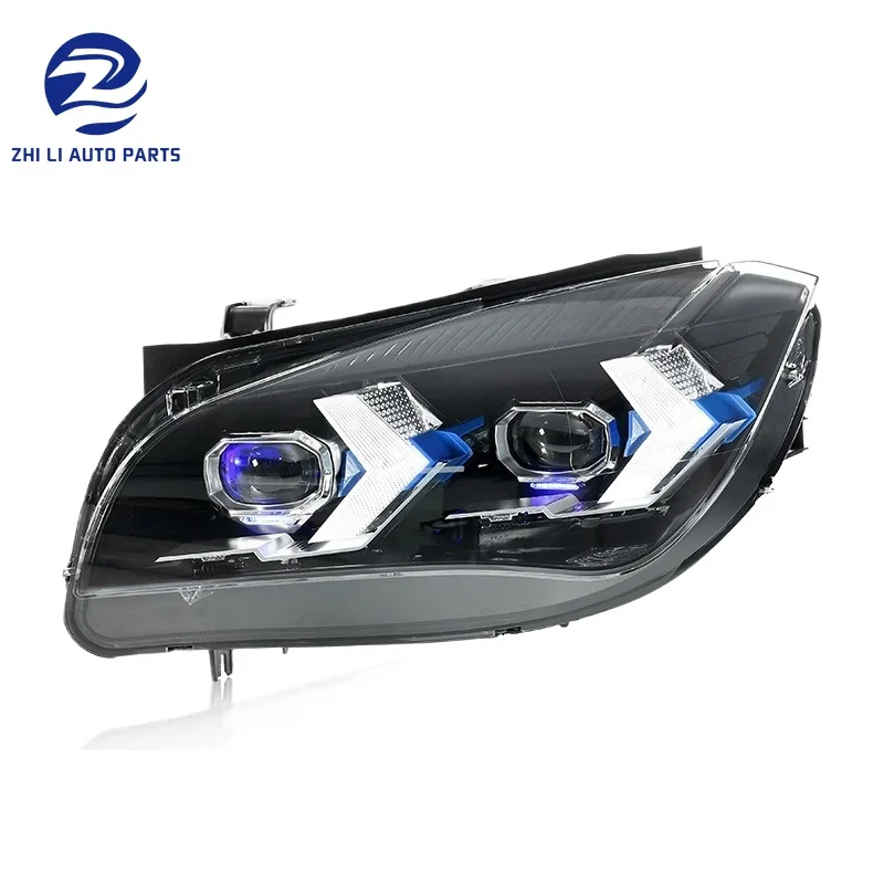 1 Pair Modified arrow-shaped headlight assembly For BMW X1 2011-2015