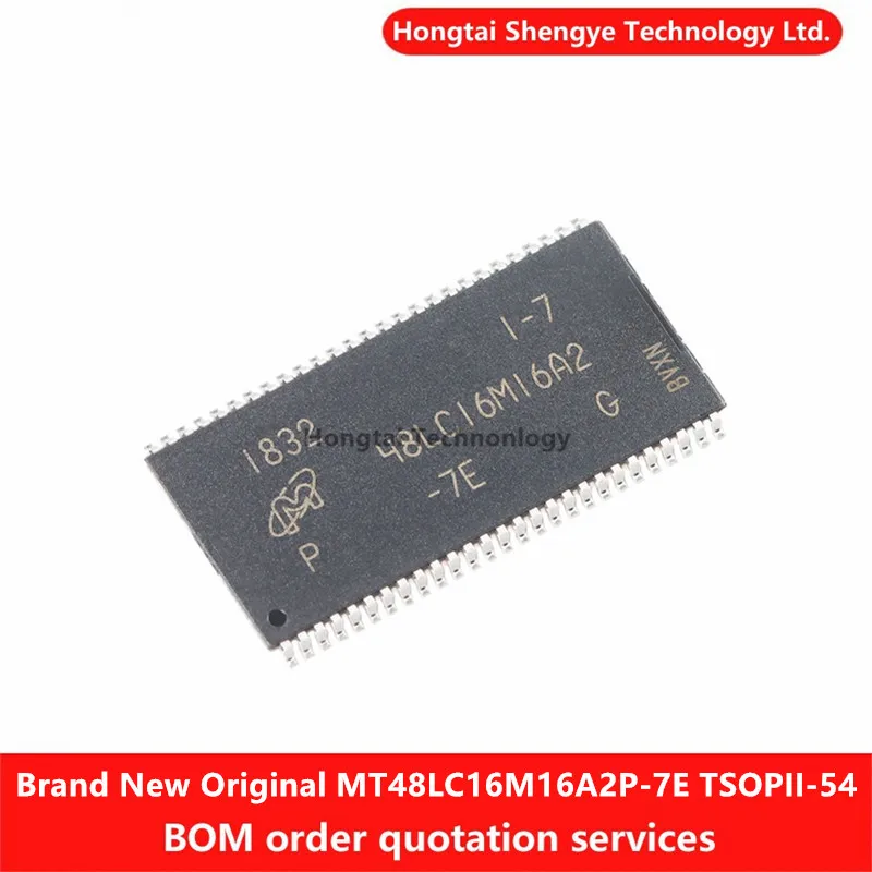 

New Original MT48LC16M16A2P-7E:G TSOPII-54 256Mb SDRAM Memory Chips