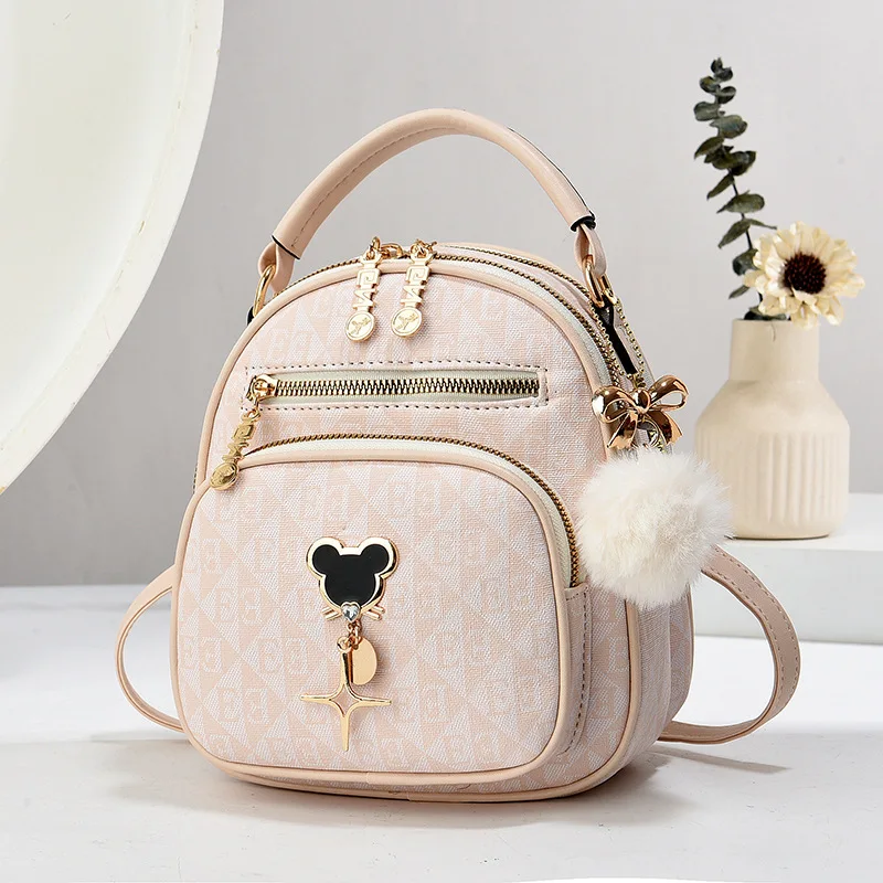 Women 2025 Stylish Backpack Convertible Shoulder Bag Large Capacity Phone Cosmetic Storage Waterproof Casual Outdoor Daypack