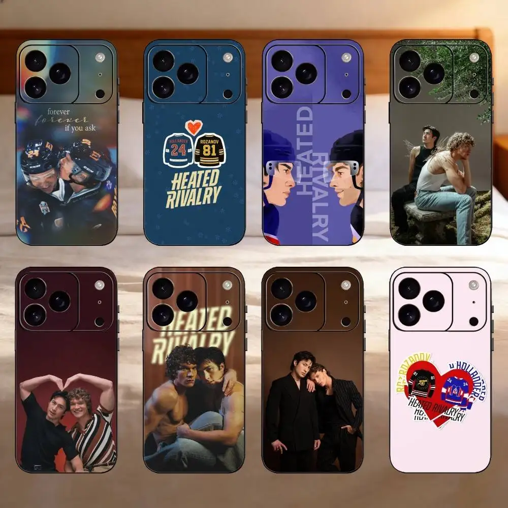 

Чехол для телефона H-подогревом Rivalry Shane And Ilya для iPhone 17,16,15,14,13,12,11 Plus,Pro,Max,Mini, силиконовый черный мягкий чехол