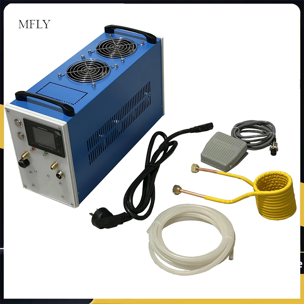 

Печь для плавки металла Оборудование для закалки металла Контроль температуры 1-600 ° Индукционный нагреватель C 2800 Вт