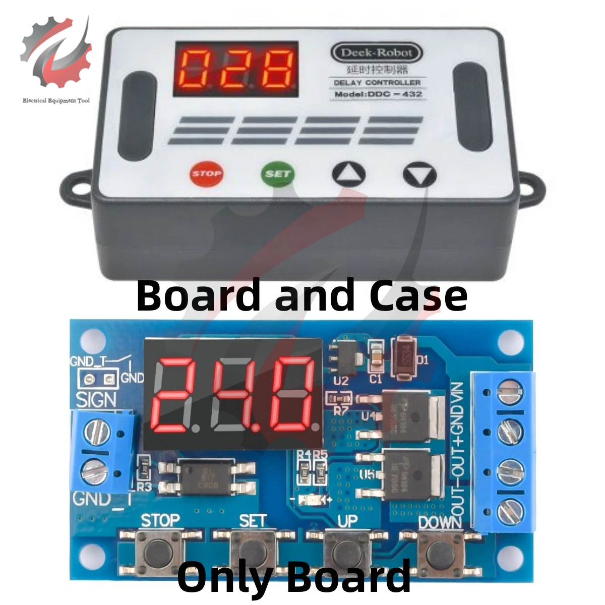 DDC-432 DC 5V-30V podwójny MOS LED cyfrowy Delay kontroler z opóźnieniem czasowym przekaźnik wyzwalania cyklu wyłącznik czasowy moduł kontroli czasu