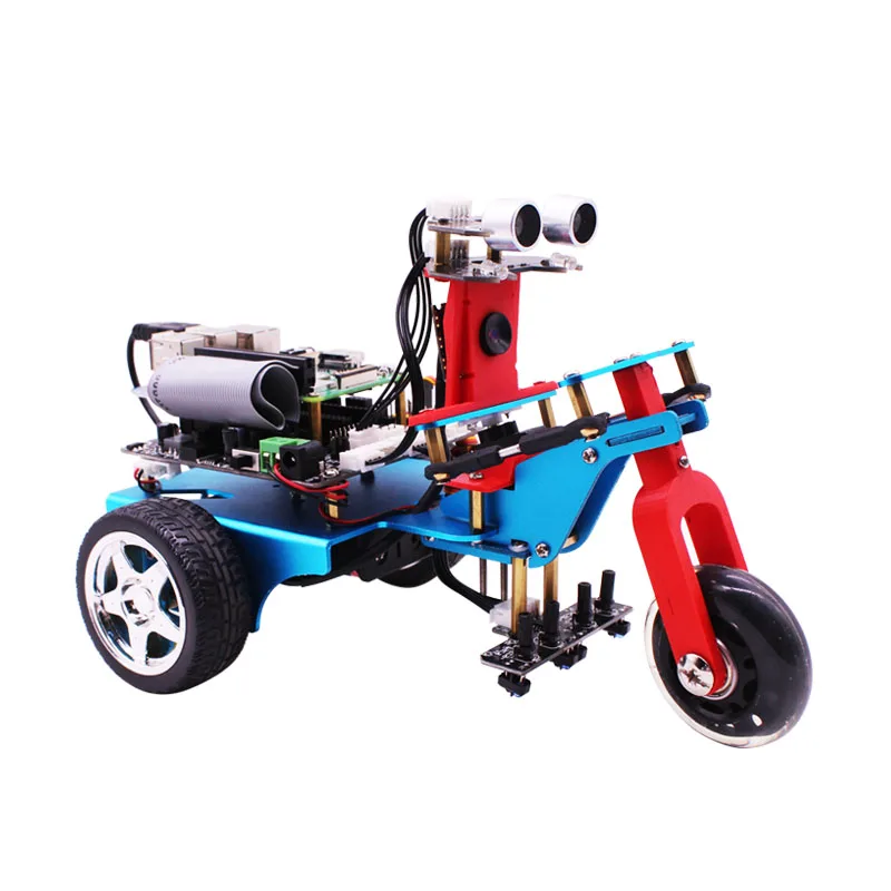 Three-Wheeled Car 4 Generation 4b/3B Robot DIY Kit WiFi Wireless Video Figurines & Miniatures