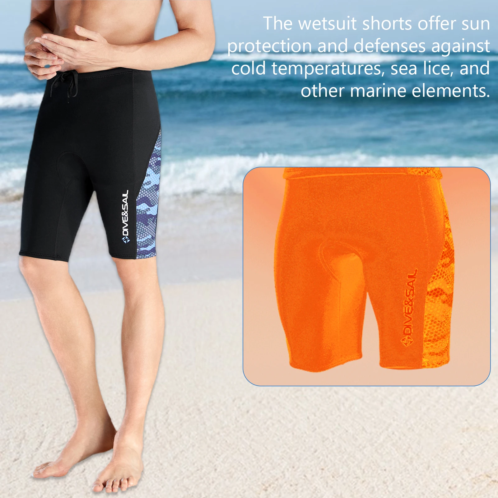 2mm neoprene wetsuit shorts homens calças de wetsuit térmico para surf mergulho canoing caiaque shorts de wetsuit 2mm shorts