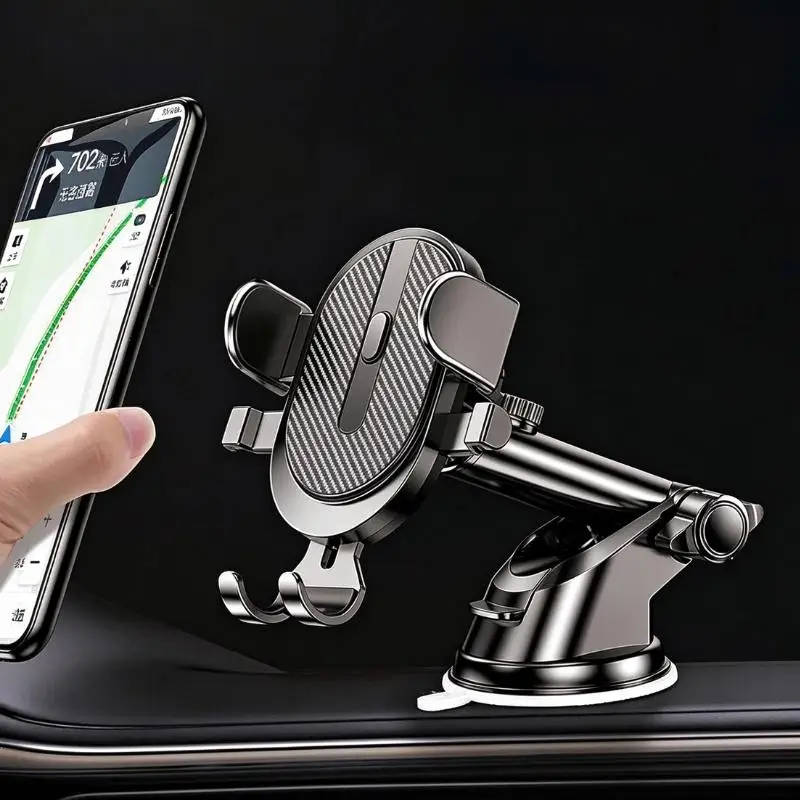 1Pc Automatic Gravity Car Phone Holder Air Vent Mount Universal GPS Stand Compatible with All Smartphones Car Interior Accessor
