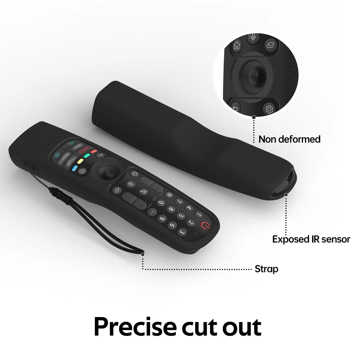 Sikai Silicone Case for LG MR22GN/MR21GA/MR23GN/MR22GA OLED Smart TV Magic Remote Protective Cover for LG Magic Remote2022/2023