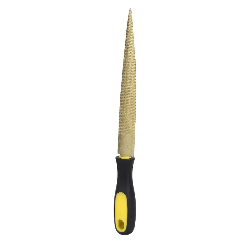 Wood File Golden Tapered Wood File Rasp DIY Craft Carpenter Woodworking Carving ToolGold File 8in
