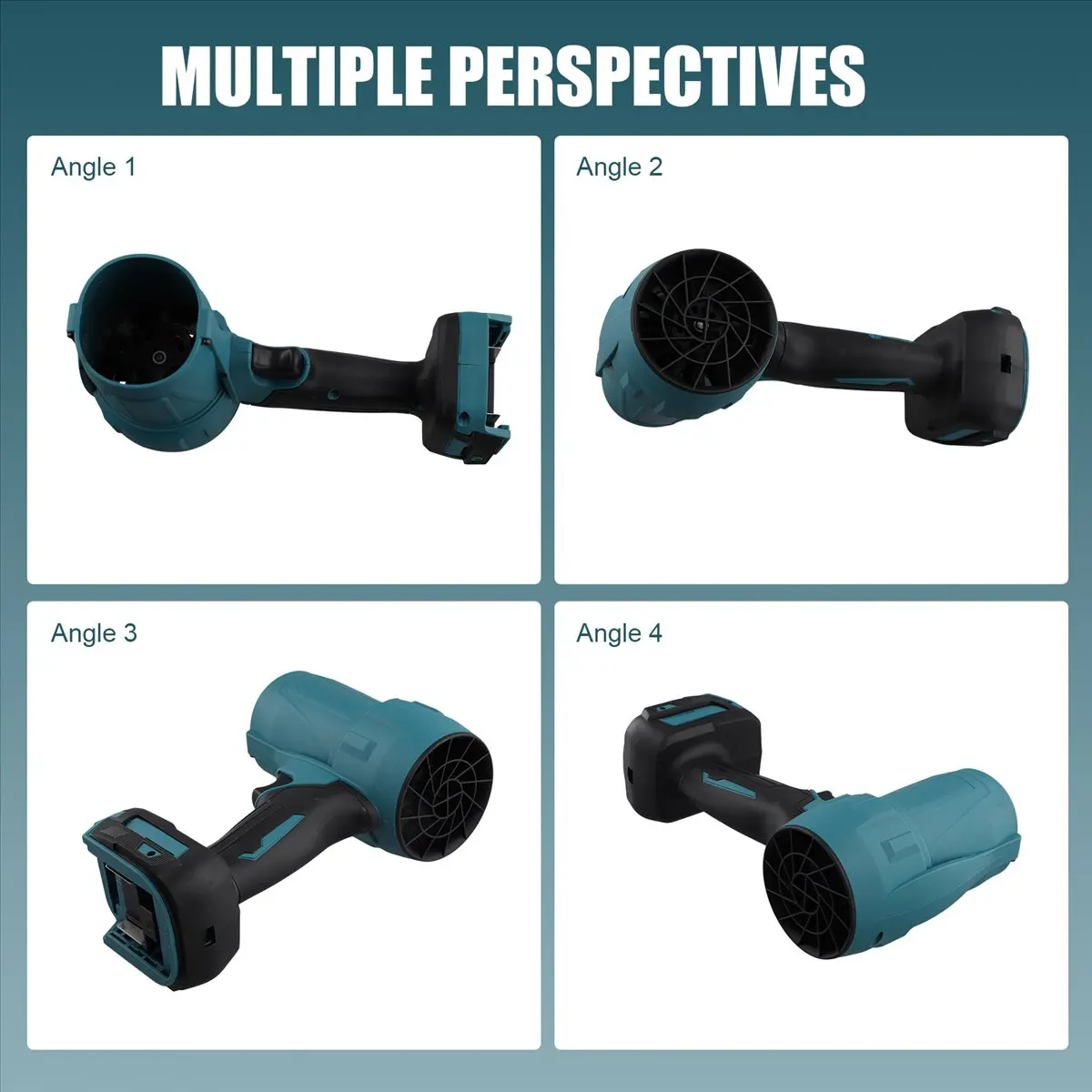 

HGHO Handheld Ducted Turbofan High Power Jet Fan Car Washer Dust Blower Keyboard Cleaning Tools for Makita Battery