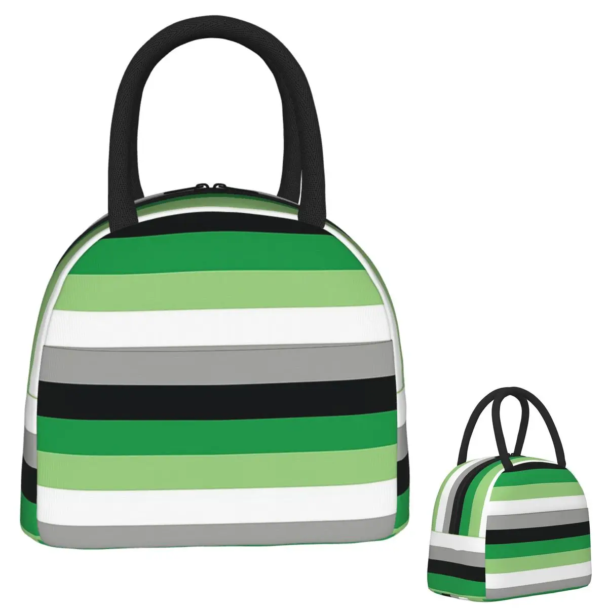 

Сумка для обеда с флагом Aromantic Pride, изолированная коробка для бенто, портативная сумка для обеда, многоразовая сумка для пикника, термосумка для женщин и детей, путешествия