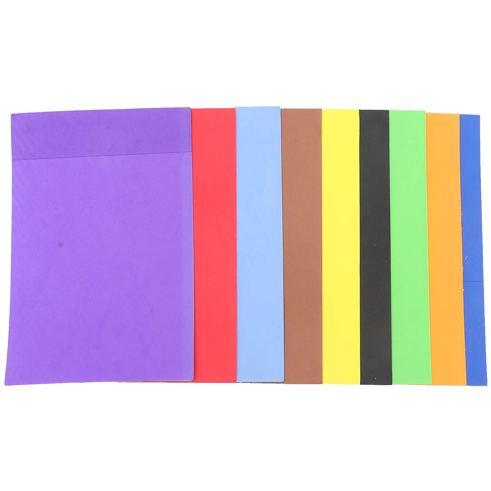 10 Sheets Eva Foam Paper Handcraft Decoration DIY Handmade Materials A4 Colorful Cardstock Coloured for Crafts School