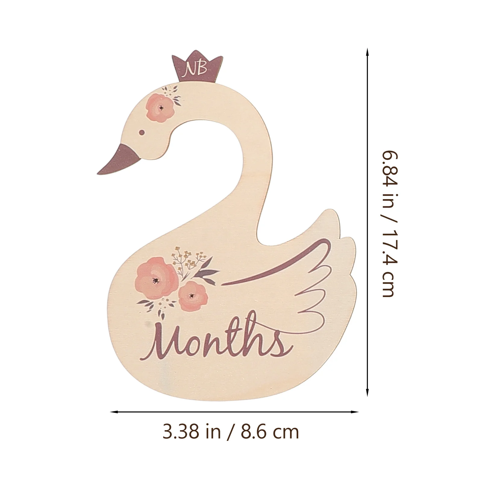 7 قطعة فواصل خزانة خشبية على شكل بجعة منظمات خزانة الملابس لملابس الحضانة حجم فرز فواصل خزانة معلقة