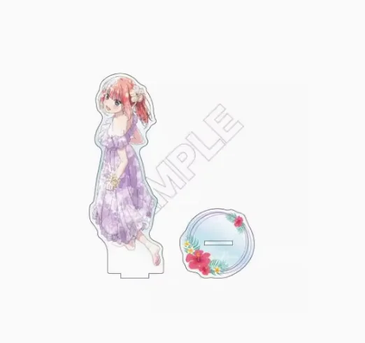 Figurine de Dessin Animé The Trafagbeam Essential Dragame Uplets, Nakano Ichika, Support, Modèle en Acrylique, Plaque, Collection Cosplay, Décor de Bureau