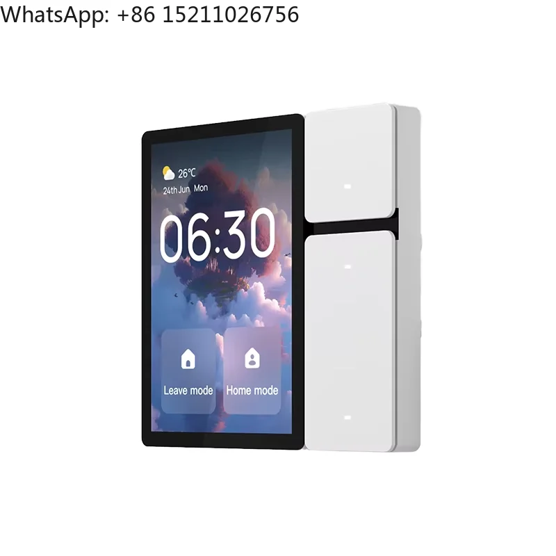 3.5 Inch Smart Home Control Panel 3 Gang Relay Switch Mini Wifi for Tuya Wall Switches Ir Remote Controller Smart Home Products