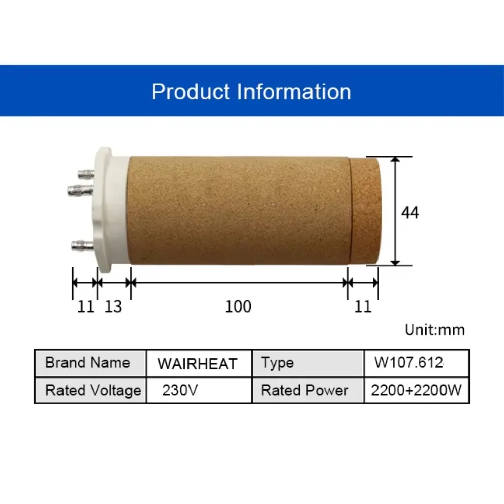 Element-chauffant-a-deux-fils-107612-230v-2200-2200w-tube-chauffant-230v-4400w-pour-machine-a-souder-varimat-v2-variant-t1