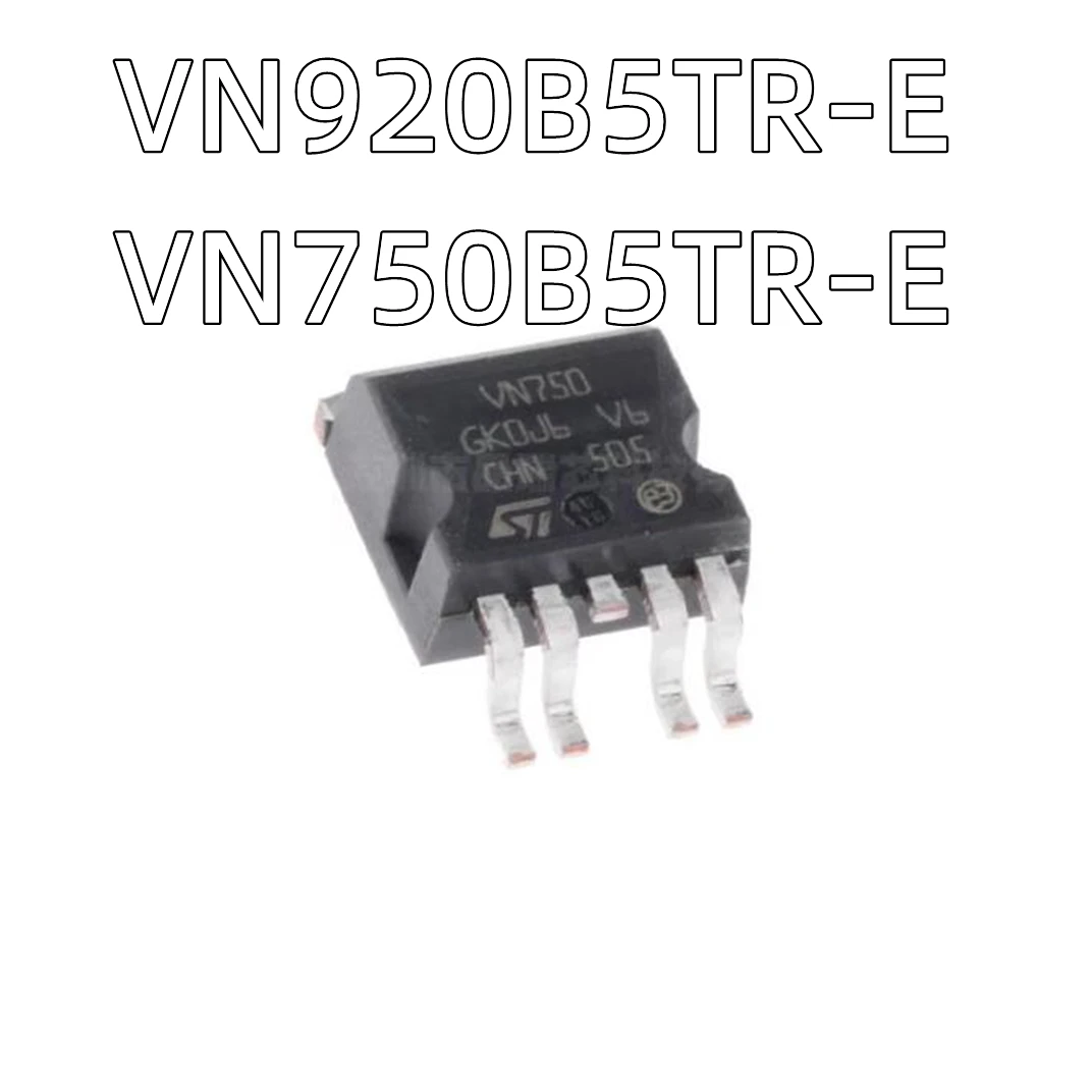 5Pcs/lot VN920B5TR-E VN920-B5 VN750B5TR-E VN750 VN750-B5 Power Switch/Driver 1:1 N-Channel TO-263