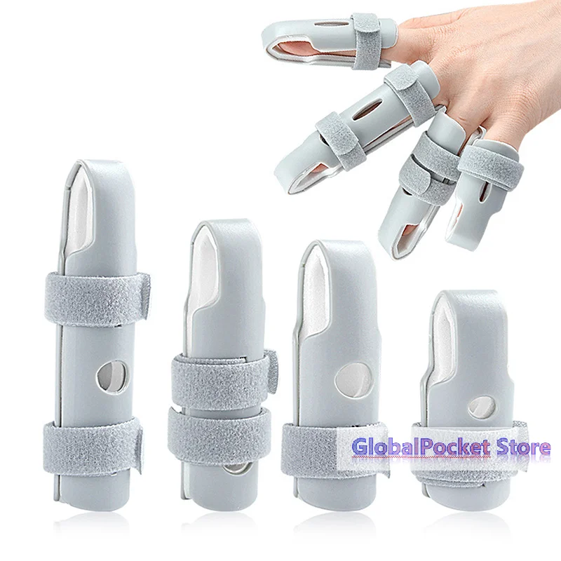 Pain Relief Trigger Finger Fixing Splint Straighten Brace Adjustable Sprain Dislocation Fracture Finger Splint Corrector Support