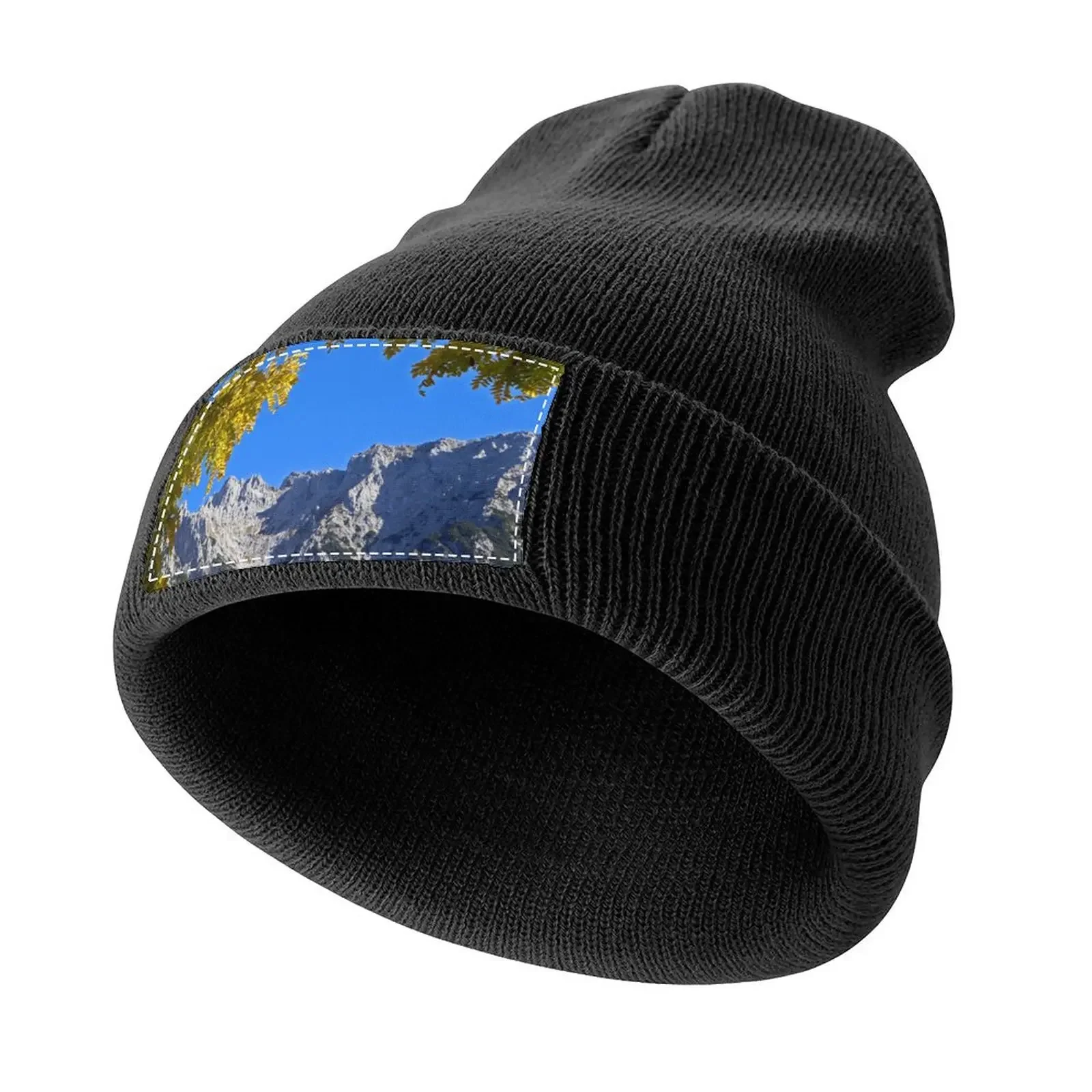 

Karwendel Mountains - Mittenwald, Germany Knitted Cap Horse Hat Fashion Beach Hats For Men Women's