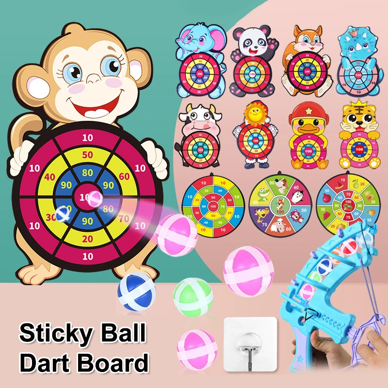 เกมโยนลูกบอลเหนียวติดเป้า กระดานบาสเก็ตบอล ของเล่นเสริมพัฒนาการเด็ก เกมกลางแจ้ง