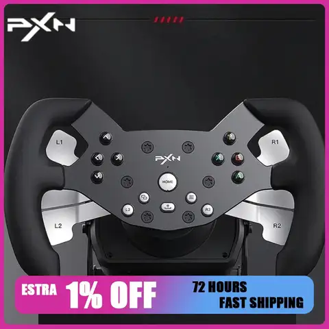 PXN W V10-F Formula F1 Gaming Steering Wheel Racing Disk Adapted to V10/V10Pro Steering Wheel Racing Man Gifts