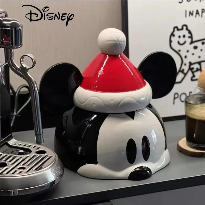 Disney Mickey Mouse Minnie Figure Ceramic Ornament  Living Room Creative Ornament Home Tv Cabinet Decoration Gifts