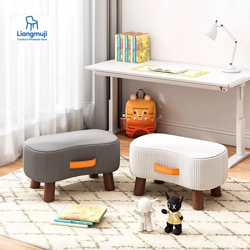 

Nordic Salon Vanity Chair Designer Living Room Dressers Foot Stool Modern Space Saving Unique Portable Tabouret Home Furniture
