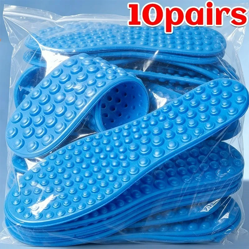 3/10pairs Finger Pressure Board Massage Insole Relieve Foot Fatigue Shoes Insoles Unisex Shoe Pads Soft Sports Casual Shoes Pad