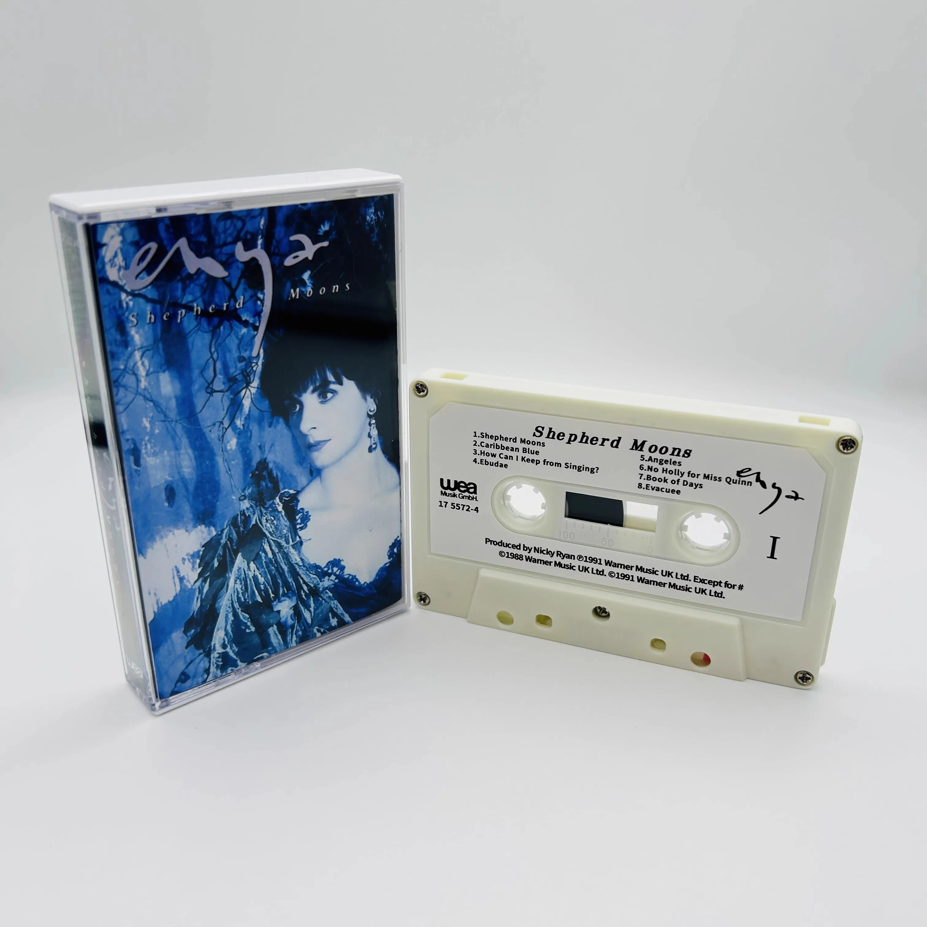 

World The Silver Lady Shepherd Moons Album Caribbean Blue Music Tape Enya Music Cassettes Cosplay Walkman Car Soundtracks Box