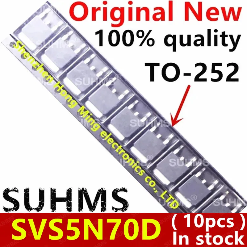 (10ชิ้น) 100% ชิปเซ็ต SVS5N70D ใหม่ที่ SVS5N70 252