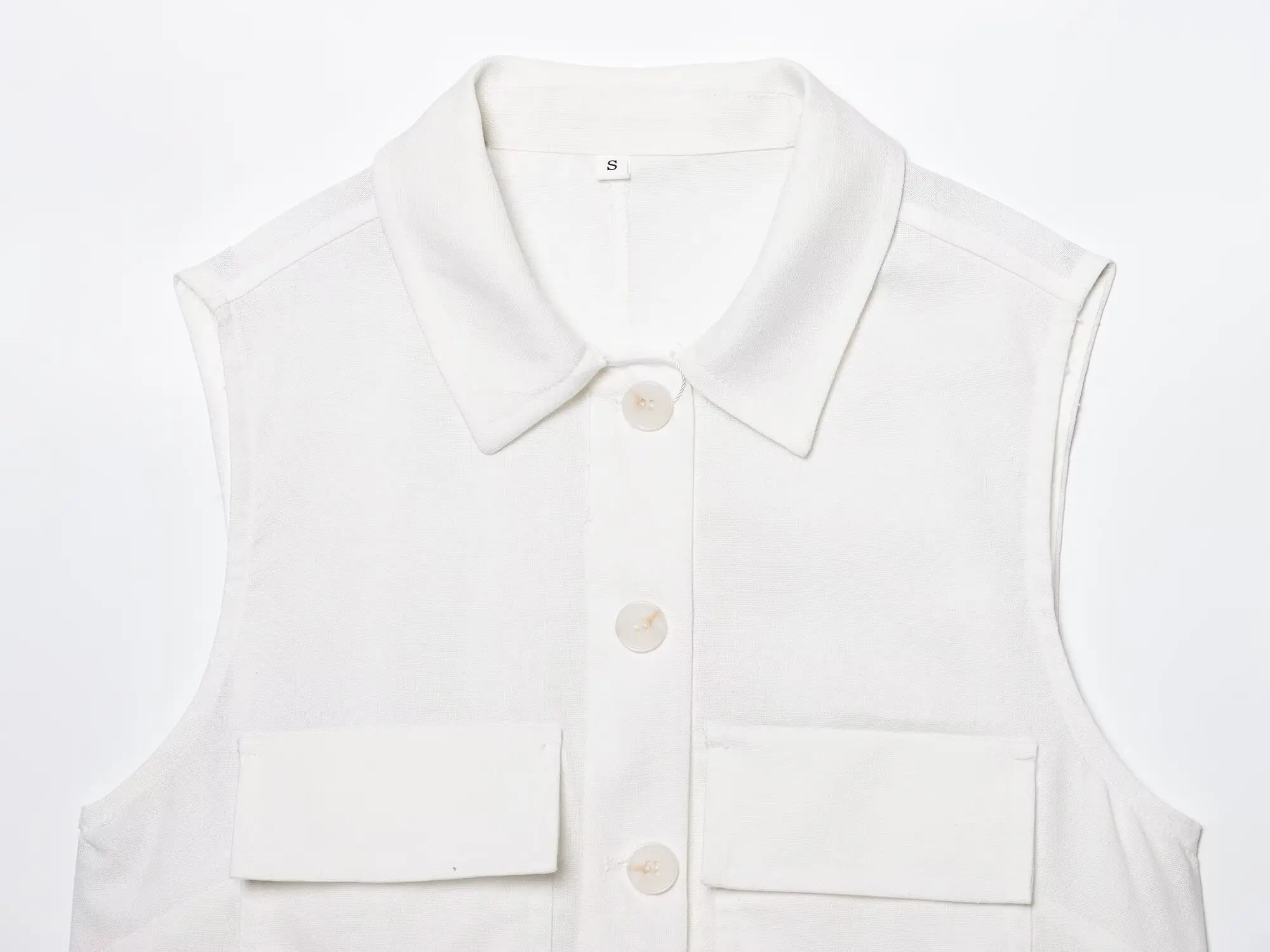 夏のカジュアルベストセット レディース ホワイトボタンベストまたはベルト付きショートパンツ 2025年新作 ファッション ミニマリスト エレガントショートパンツセット