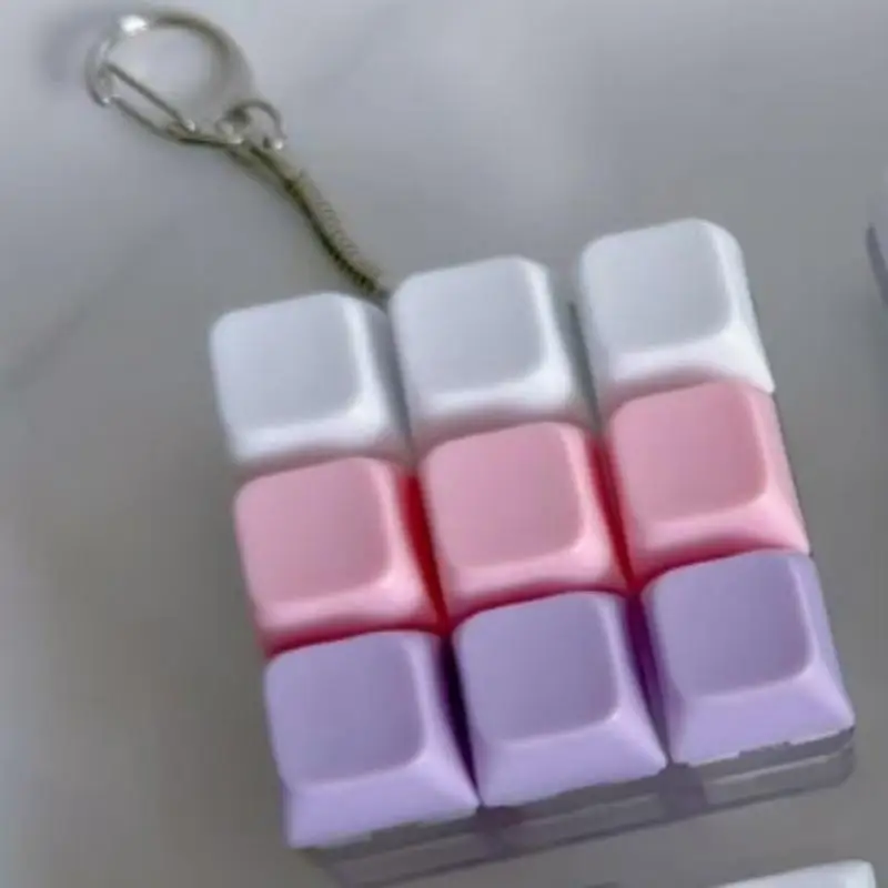9-Tasten-LED-Tastenkappen-Schlüsselanhänger, Finger-Tastaturkappen, Spielzeug-Schlüsselanhänger, Stressabbau-Gadget, Zeitvertreib für Erwachsene – Detail 9