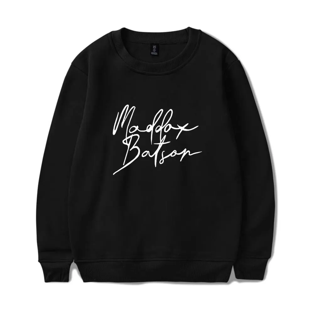 Maddox Batson Signature Hoodie Vintage 90s Merch Sweatshirt Harajuku Women Streetwear Outwear Unisex Sweatshirt Pullover