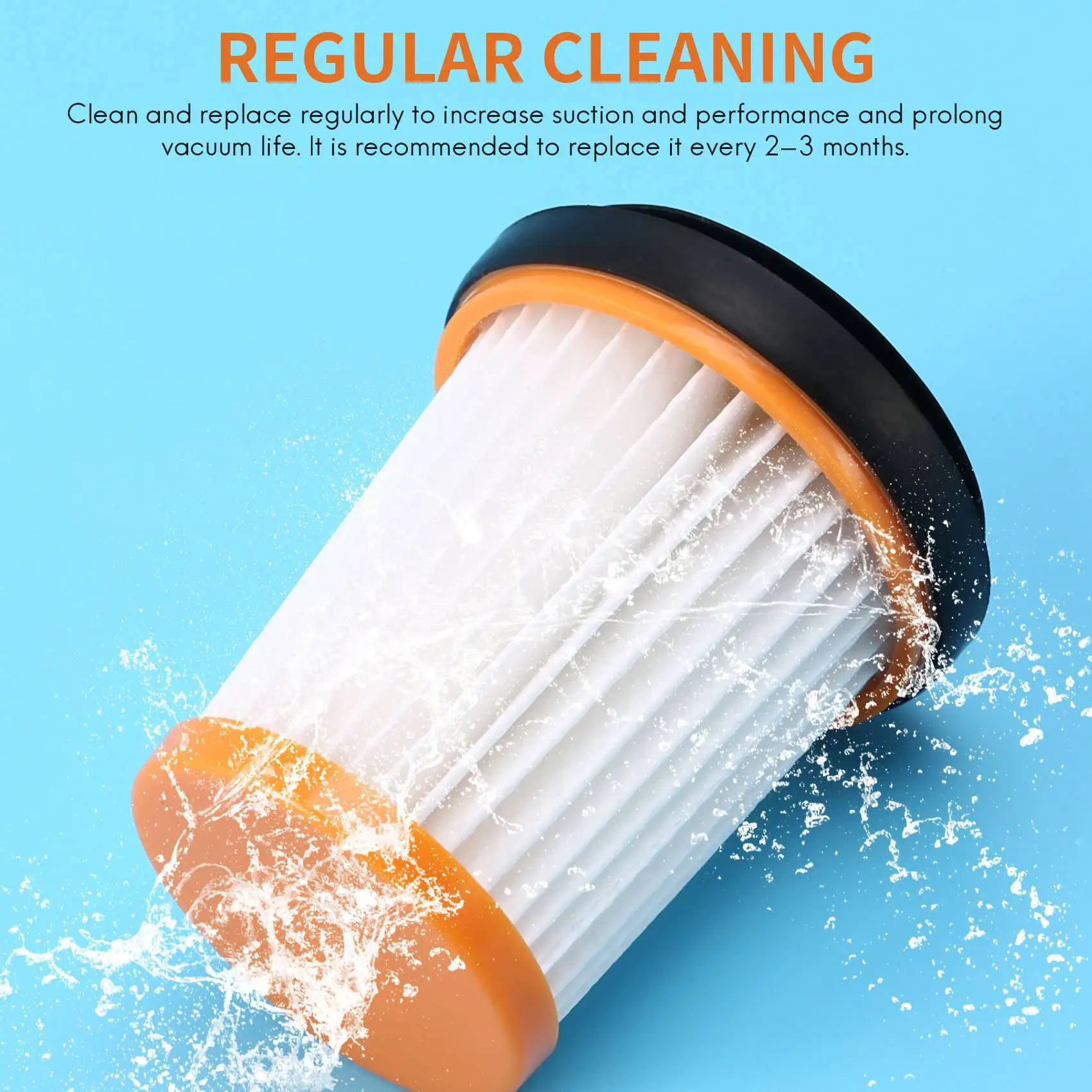 فلتر فراغي بديل لسمكة القرش W1 ، مكنسة كهربائية لاسلكية محمولة باليد ، WV200 ، WV201 ، WV205 ، WV220 ، 3