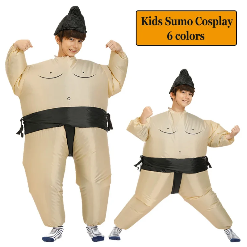 Inflável Anime Cosplay Traje Infantil, Sumo, Dia das Bruxas, Purim Party Suit, Presentes de Aniversário, Role Play