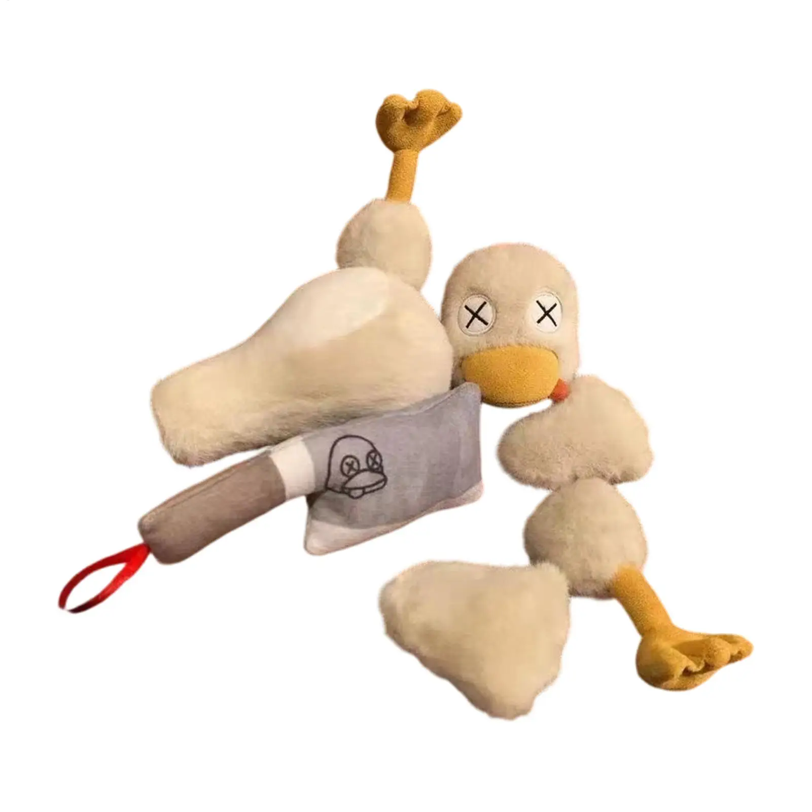 Magnetic Detachable Plush Duck Detachable Cute Stress Relief Fidget Dolls Cartoon Stuffed Animal Doll for Kids Teens Adults Home
