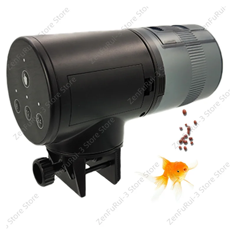 CY‑069A Ultra‑Silent Round Aquarium Feeder, Custom Precise Auto Fish Feeder With Intelligent 3‑Time Timing Function