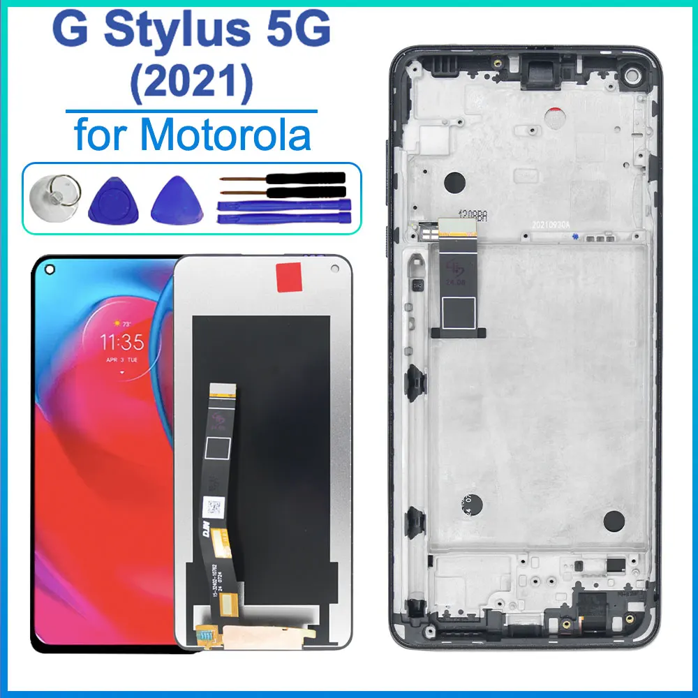 LCD for Motorola Moto G Stylus 5G 2021 LCD XT2131 Display Touch Screen Digitizer Replacement for Moto G Stylus 5G 2021 XT2131DL