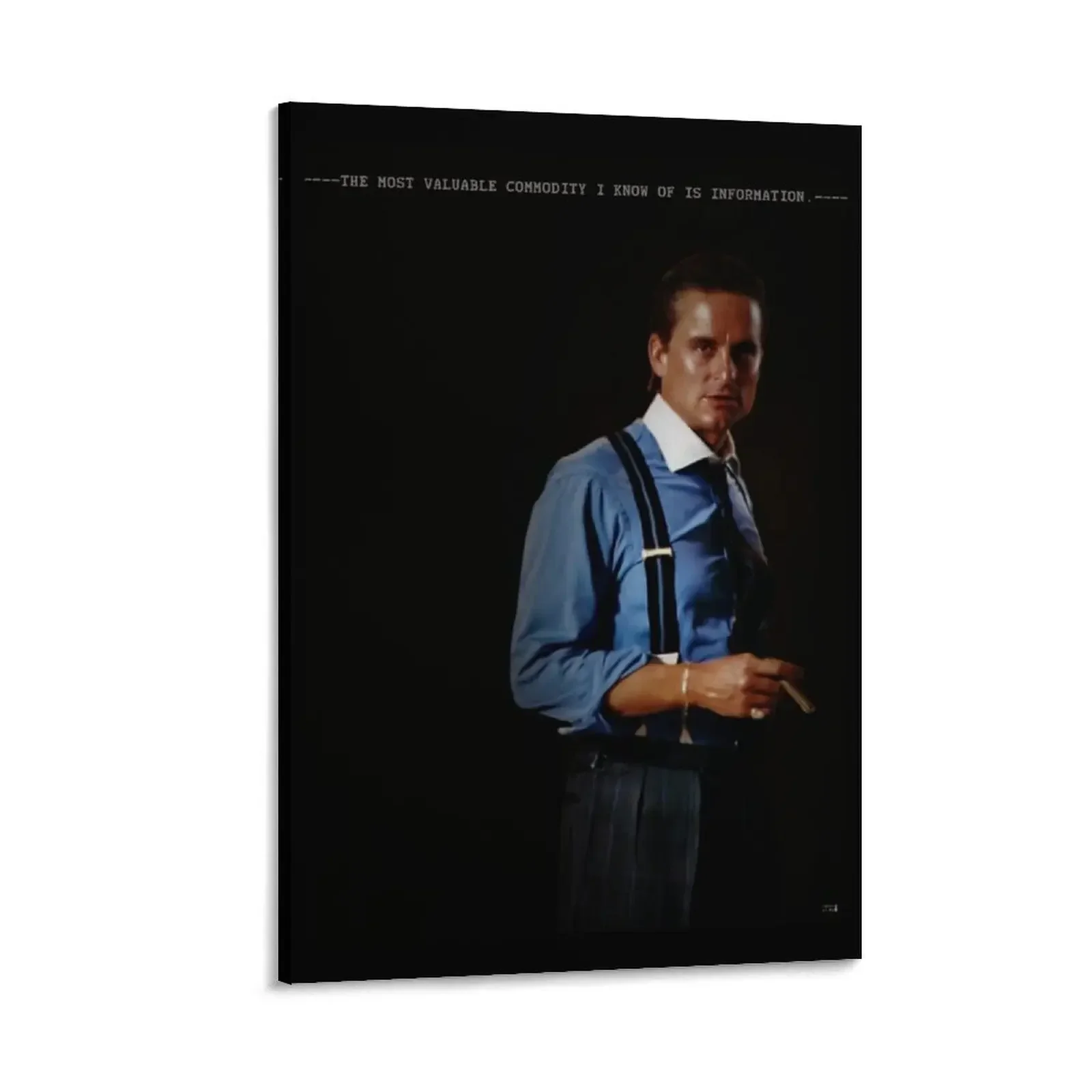 

The most valuable commodity I know is Information (Gordon Gekko) Canvas Painting Decorative prints wall painting