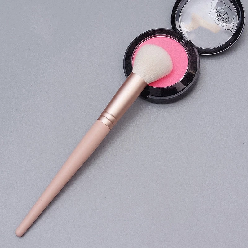 Blush Brush Bronzer Natural Goat Hair Pink Multifunctional Contour Foundation Makeup Brushes Beauty Tools