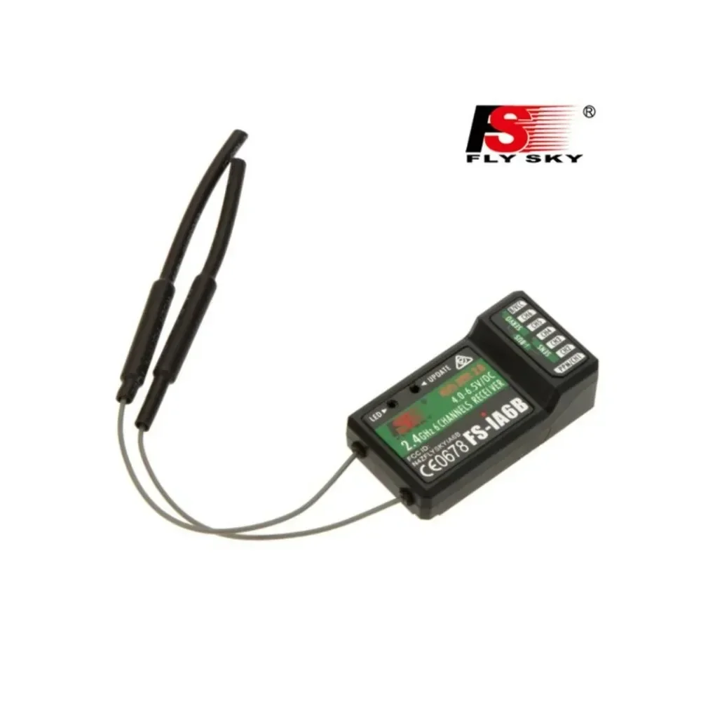 Flysky Fs-IA6B Receiver 2.4G 6 Channel Dual Return PPM Output IBUS Function Suitable Models Fixed Wing/Helicopter/Glider
