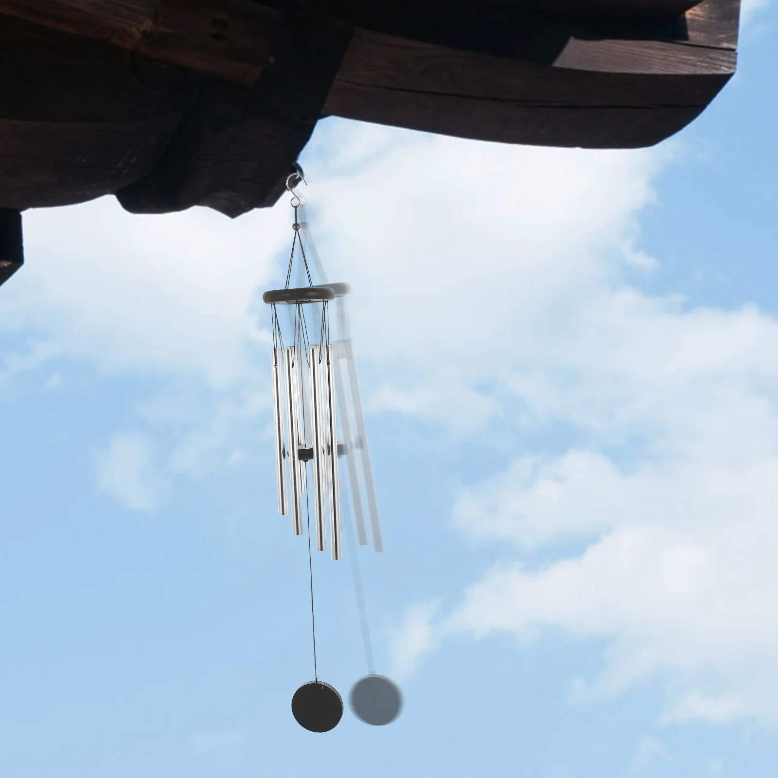 

Creative Metal Wind Chime Pendant Premium Wood Aluminum Garden Home Decor Bell Hanging Ornament Wind Bell Pendant