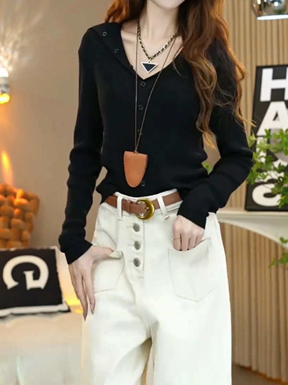 البلوزات لاعبا البلوفرات النساء محبوك الكروشيه الأزرق الداكن مهرجان اليومي البديل الحفل روك باند الشرير الجرونج Y2K ليوباردز