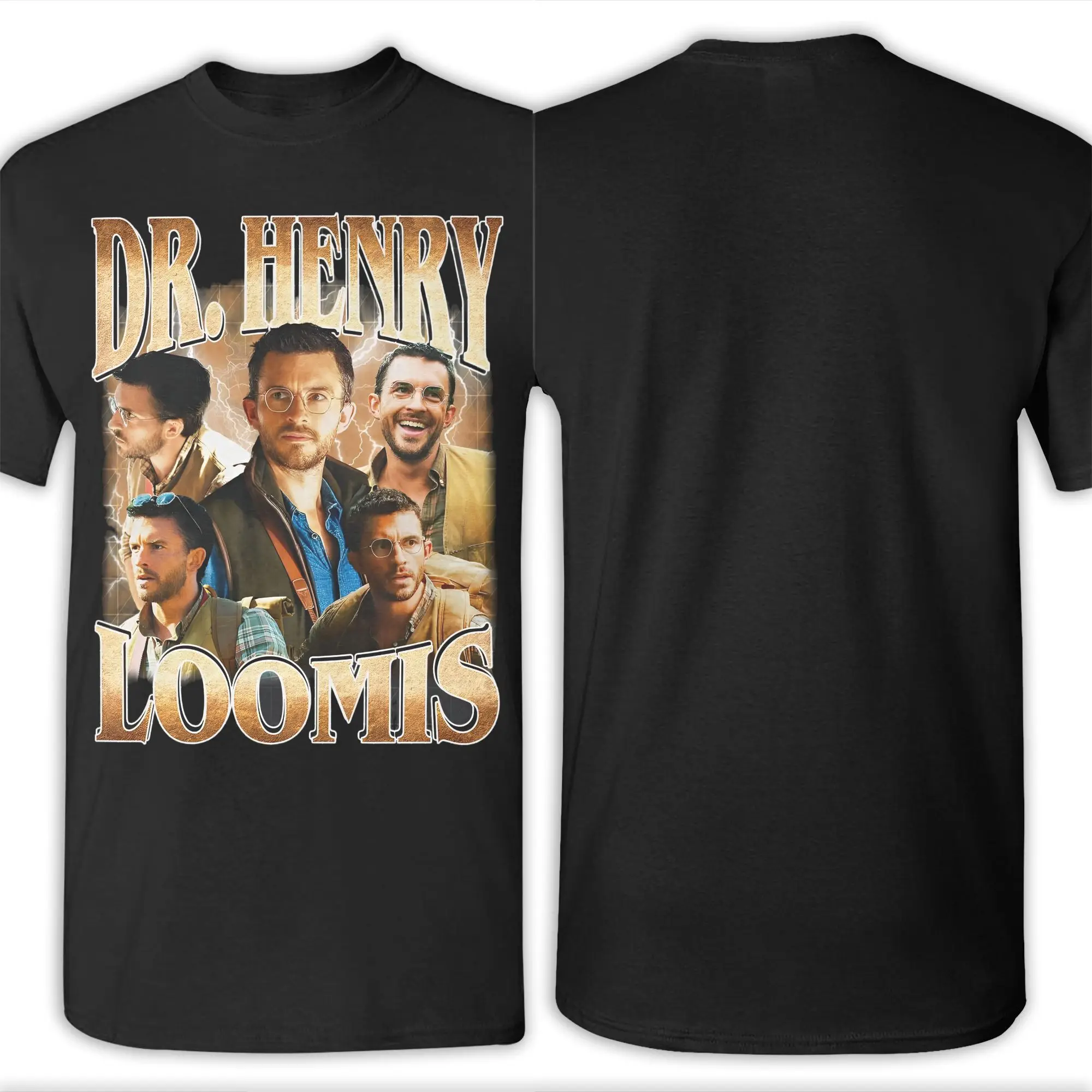 الرجال الدكتور هنري Bootleg جوناثان بيلي تي شيرت الحديقة الجوراسية ملابس قطنية رهيبة قصيرة الأكمام تي شيرت الصيف تي شيرت